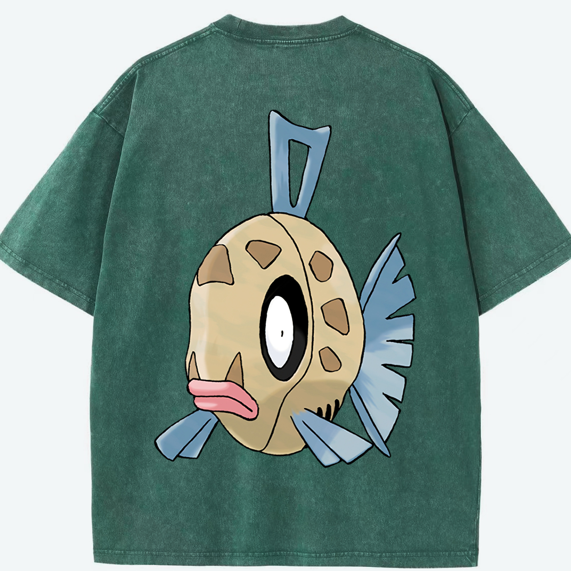 （画像用） ポケットモンスター Pokémon 綿100% ヴィンテージ風 半袖Tシャツ（背面プリント）